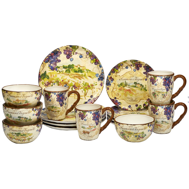 Beautify Your Kitchen With Enchanting Tuscany Grapes Kitchen Decor